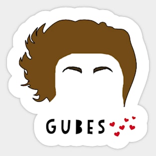 Matthew Gray Gubler hearts Sticker